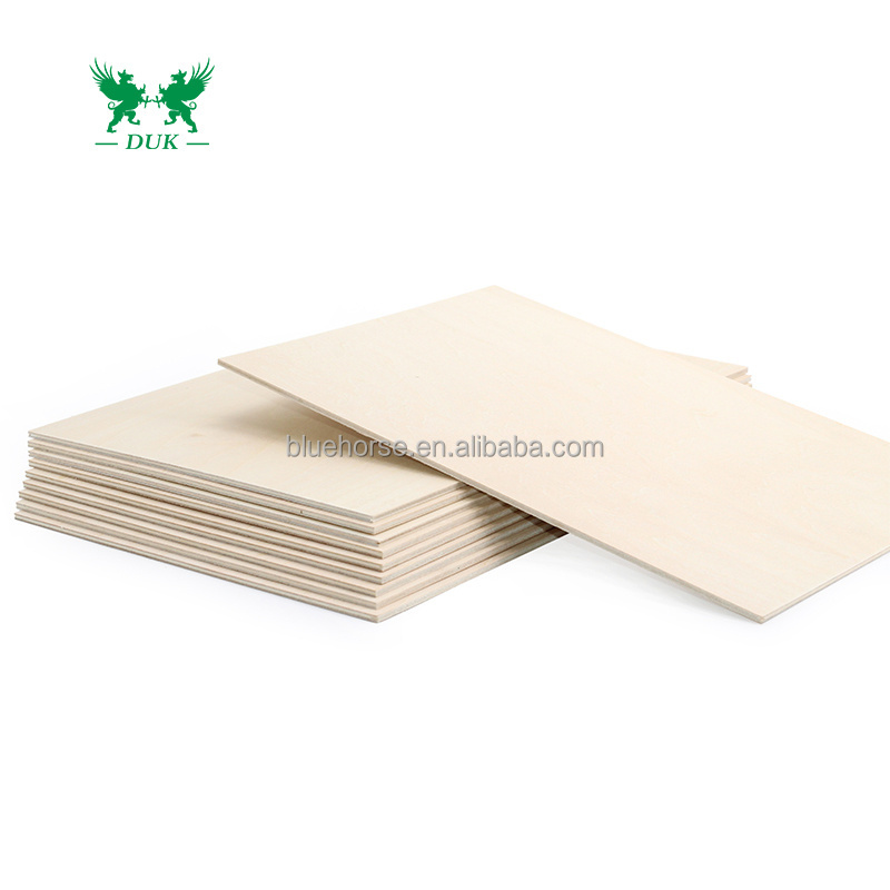 3mm Factory Price Basswood board for Laser Engraving Die Board Craft Laser Cut Plywood