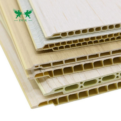 V-seam Bamboo Fiber Integrated WPC Wall Covering 3D Acoustic Panel Eco-friendly Waterproof 3d Hollow Bamboo Fiber WPC/ PVC Panel