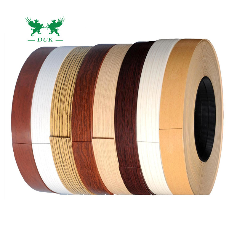 China Supplier furniture use pvc edge banding Solid Color wood color edge banding tape