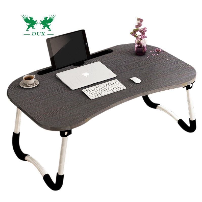 Laptop Lap Desk, Foldable Laptop Table Tray with Storage Drawer and Cup Holder, Laptop Bed Desk Laptop Stand for Bed