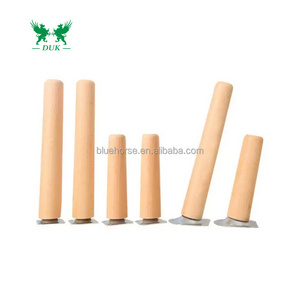 OEM ODM Supplier Replacement BeechWood Legs Sofa Feet Furniture Accessories Foot Wooden Conic Legs Beechwooden Furniture Feet