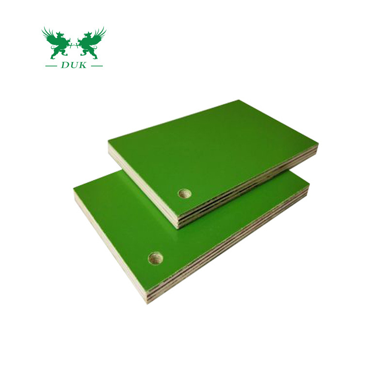 Good Price Green PP PVC Plastic Film Faced Plywood Sheets for Construction