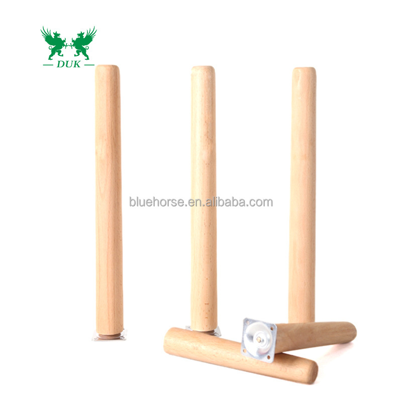 OEM ODM Supplier Replacement BeechWood Legs Sofa Feet Furniture Accessories Foot Wooden Conic Legs Beechwooden Furniture Feet