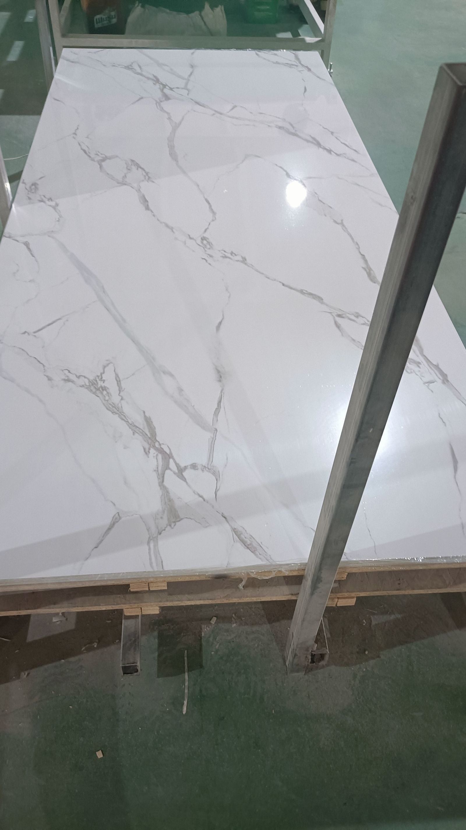 Pvc Marble Sheet Light Weight High Glossy Bright Color Marble Sheet  Wall Panel