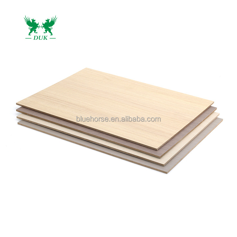 White Melamine Laminated Mdf Hdf Wooden Veneer Board 4mm 6mm 10mm