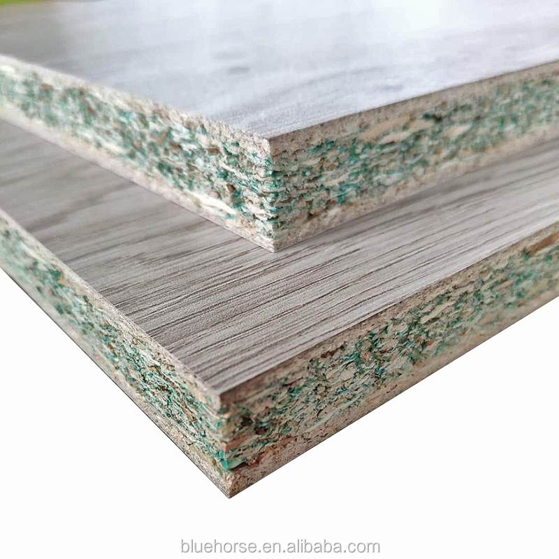 15mm 18mm Moisture Proof White Melamine Green Core  Particle Board For Furniture