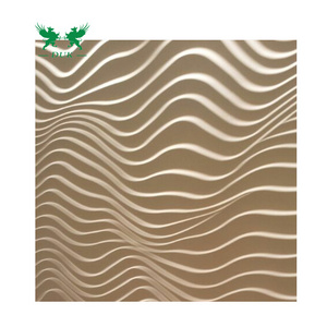 4X8 size Interior flexible 3D Composite  Decor Wood Wall Panel