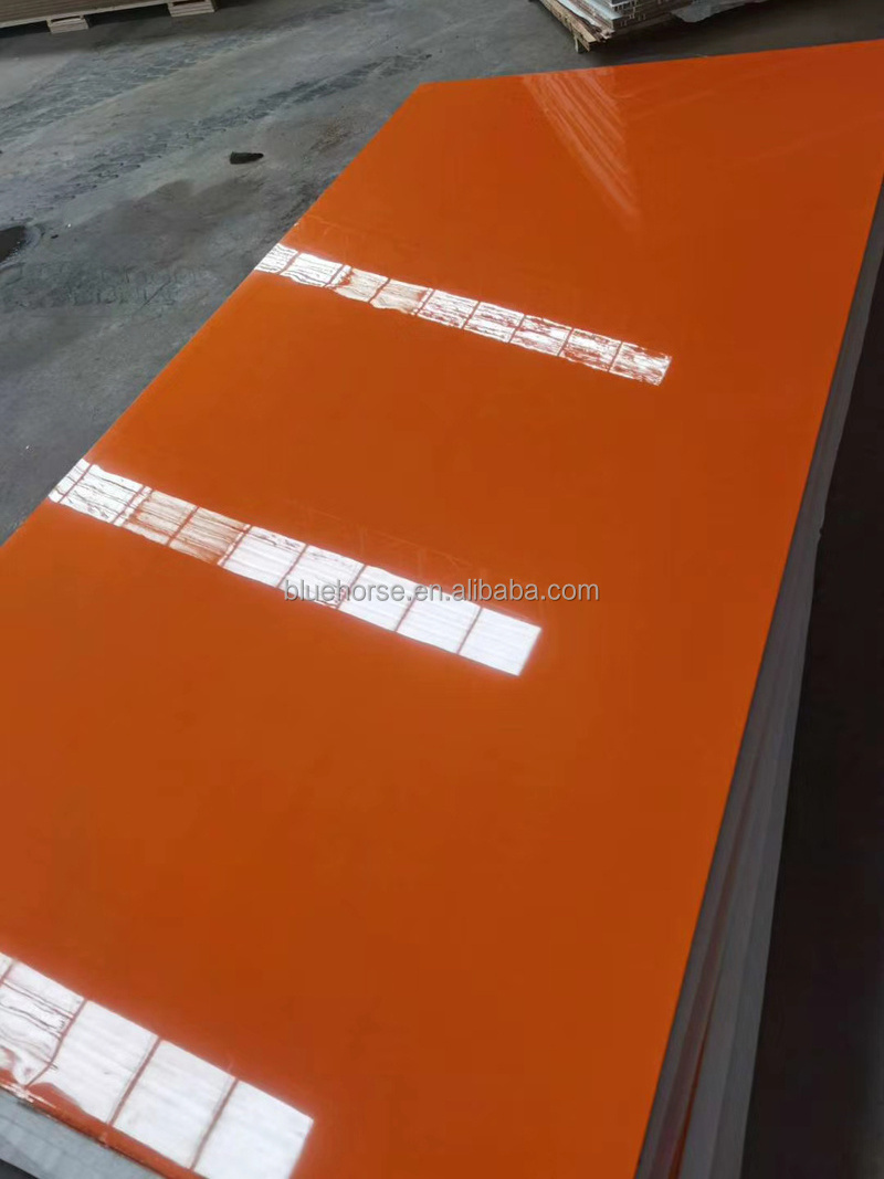 Factory 12mm  15mm 18mm  glossy uv or acrylic coated glossy melamine paper reliable  quality faced melamine mdf