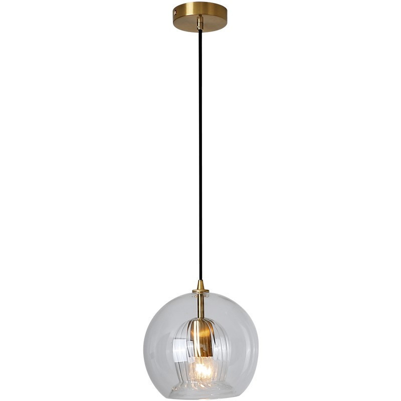 Modern Led Glass Pendant Lights Nordic Hanging Lamp for Bedroom Indoor Dining Room Home Lighting Fixtures