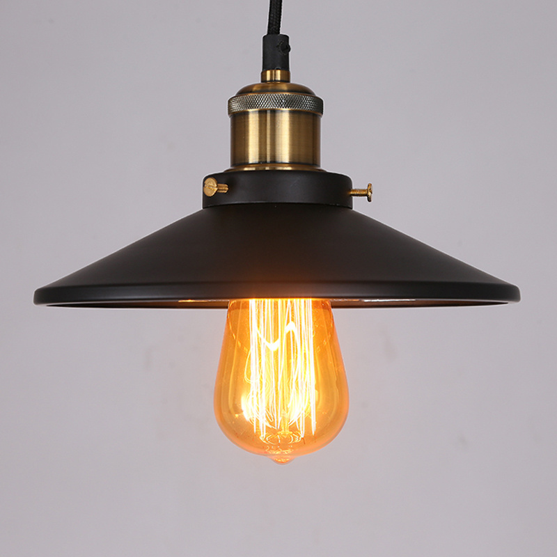 Loft Industrial adjustable chandelier wire single pulley pendant lamps lighting fixture hanging metal lamps for coffee shop