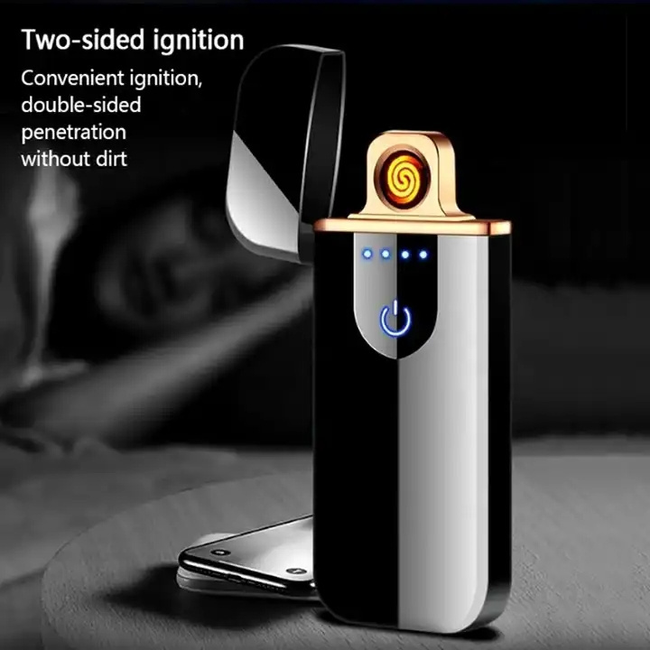 2023 Wholesale Best Usb Dual Arc Lighter & Windproof Dual Arc Electronic Lighter Usb Rechargeable for Gift sets