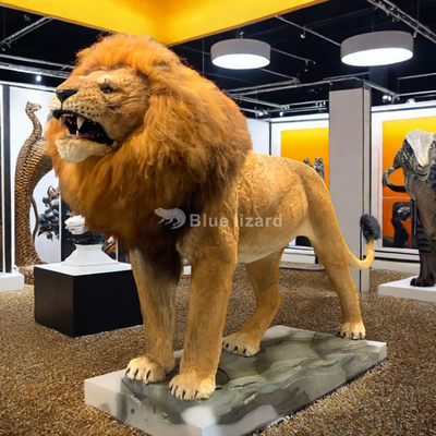 Life Size Indoor Animatronic Animal Lion Animals Lion Model