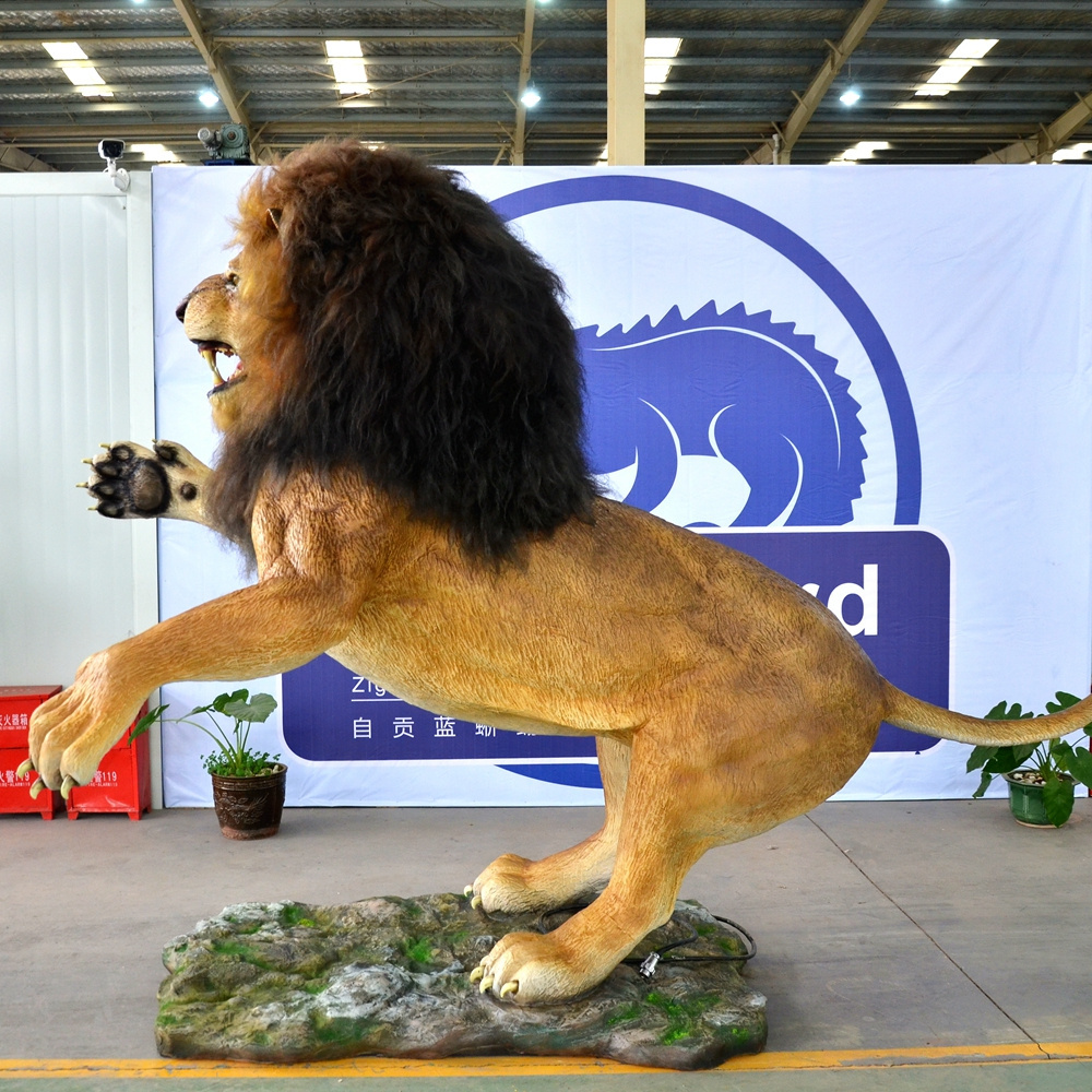 Simulation feral carnivorous  mammal  animal model Customized Lion