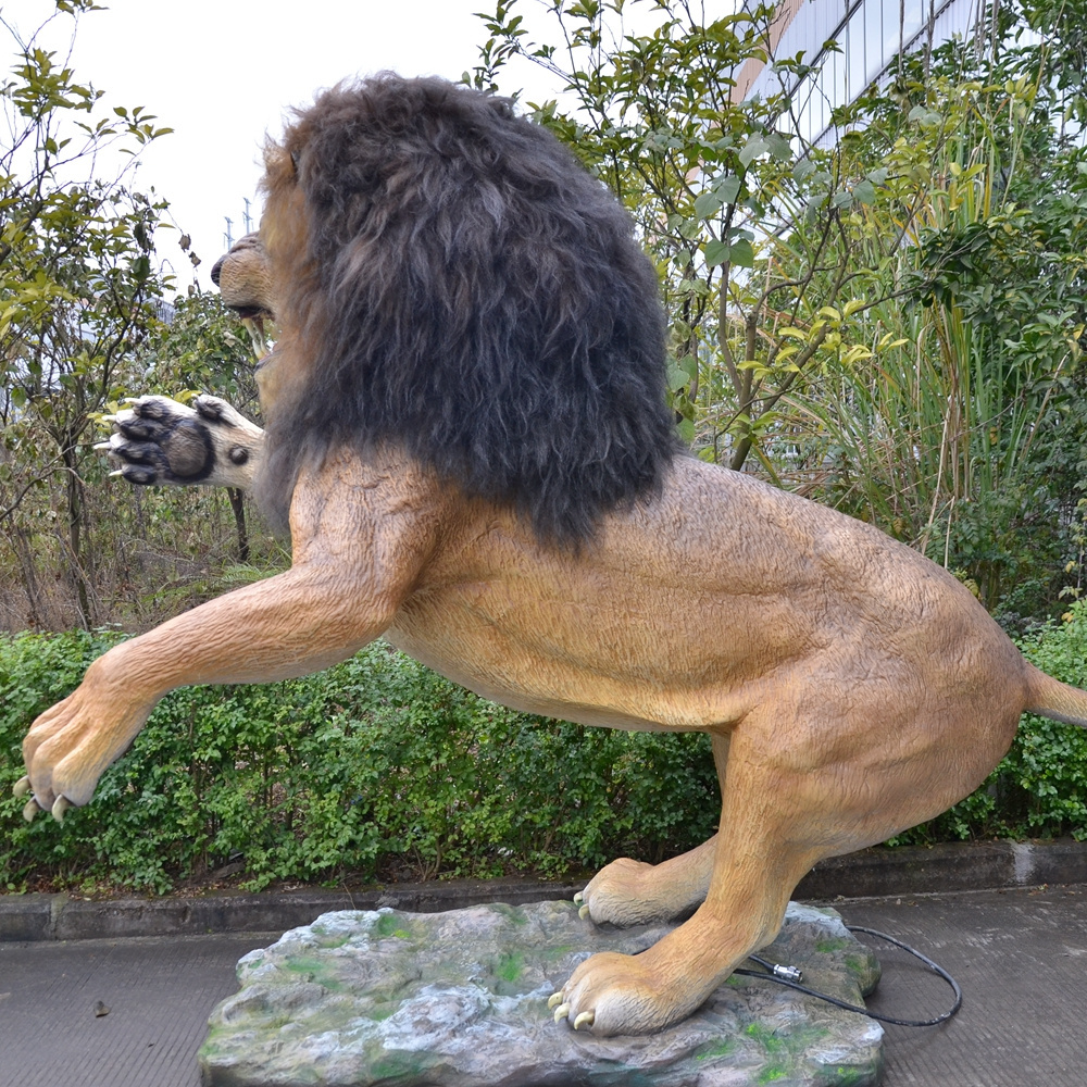 Simulation feral carnivorous  mammal  animal model Customized Lion