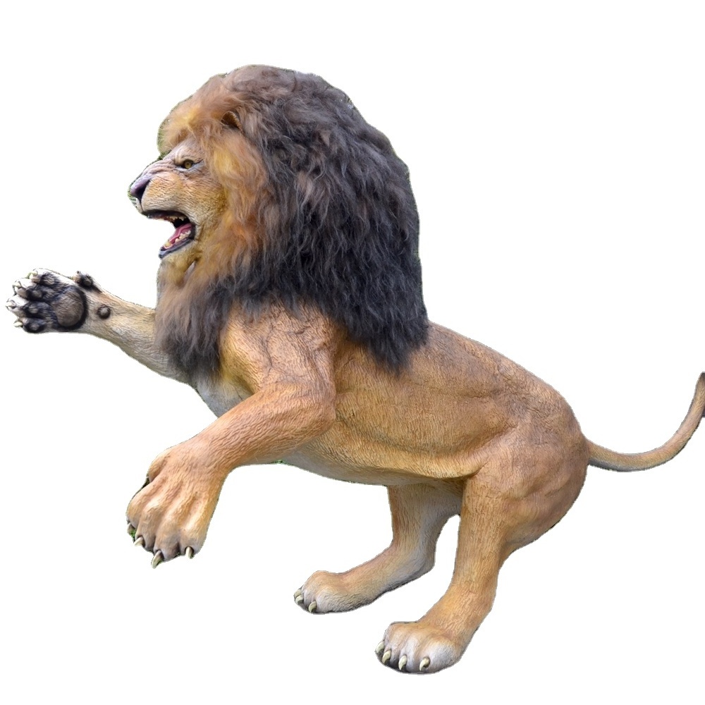 Simulation feral carnivorous  mammal  animal model Customized Lion