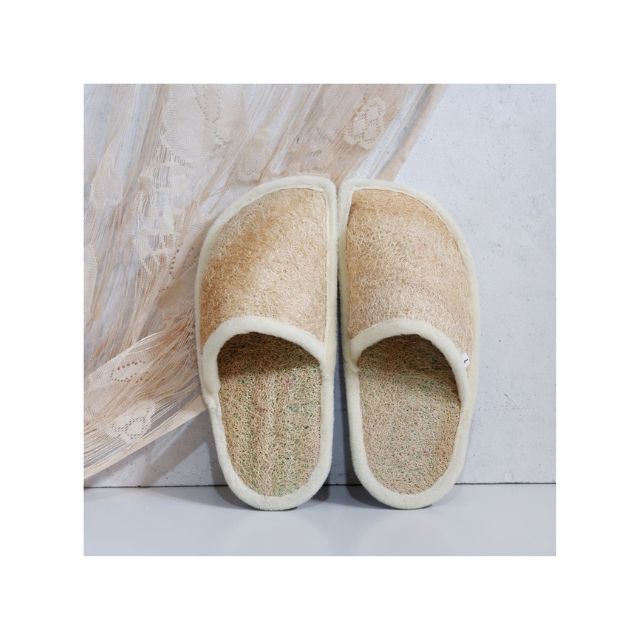 Price raw materials loofah slipper sandals other sandals slippers environment eco friendly handmade custom make in Viet Nam