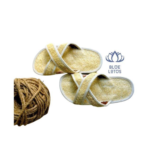 Indoor women men flip flops slippers summer Wholesale outdoor adult loofah slipper children stress clean in Vietnam