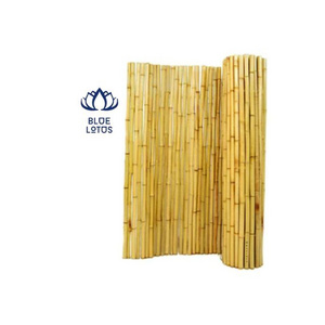 Raw Bamboo Fence Rolls Bamboo Slat Screening for Balcony Garden Privacy