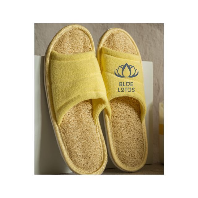 For Building from Viet Nam Loofah Slippers Waterproof Easy Foot Cleaner Shower Slipper for All Age Groups Eco Friendly