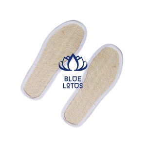 Loofah slippers are reasonably priced, machine-washable, waterproof, and eco-friendly. Blue Lotus Farm sells them.