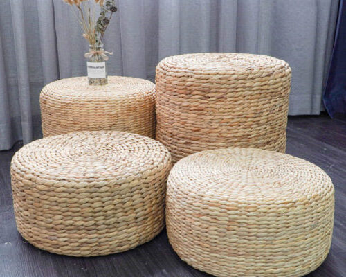 For living room decor in 2024, the Blue Lotus Water Hyacinth Cushion Pad is the most popular and cost-effective option.