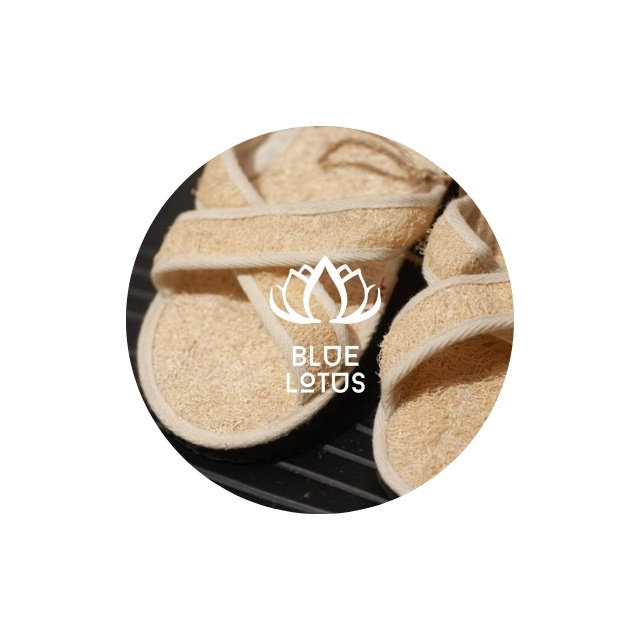 Blue Lotus Farm's inexpensive Loofah slippers are soft, waterproof, hygienic, and easy to clean in 2024