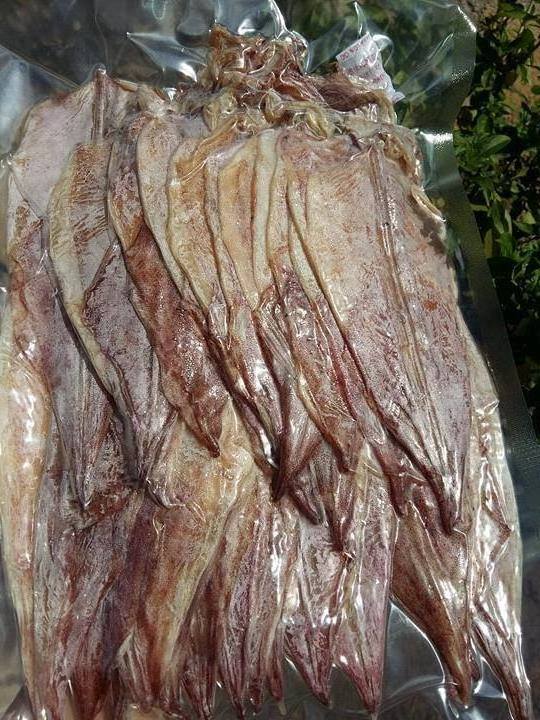 Vietnam's Primitive Dried Squid has a flavor similar to frozen shrimp and scallops and dried squid with a cuttlebone