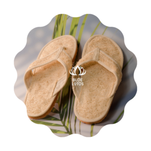 Loofah Slippers Waterproof Easy Foot Cleaner Shower Slipper Eco Friendly From Blue Lotus Farm