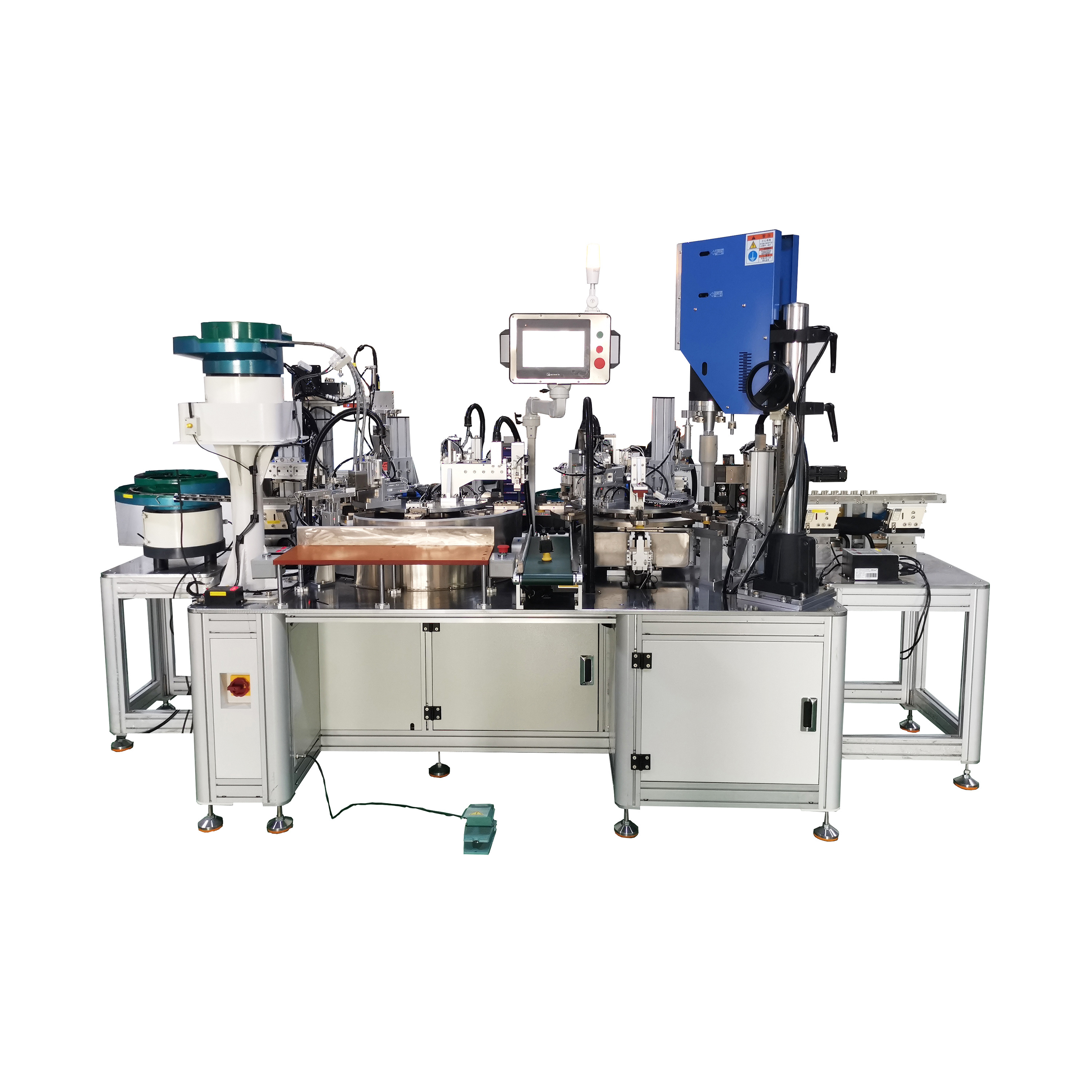 Automatic power switch assembly machine for electronic parts