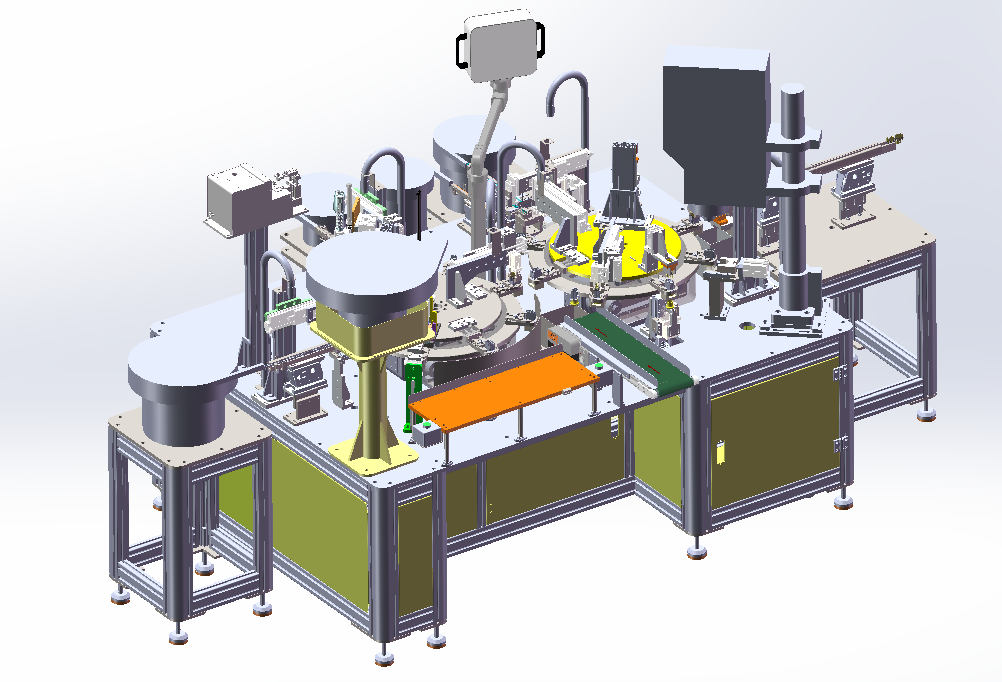 Automatic power switch assembly machine for electronic parts