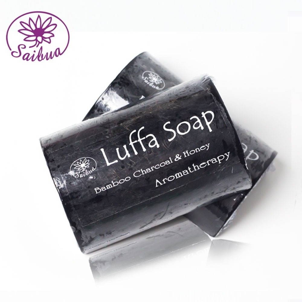 Wholesale OEM Bamboo Charcoal and Honey Luffa Body Soap, Handmade Soap, Herbal Soap Thailand