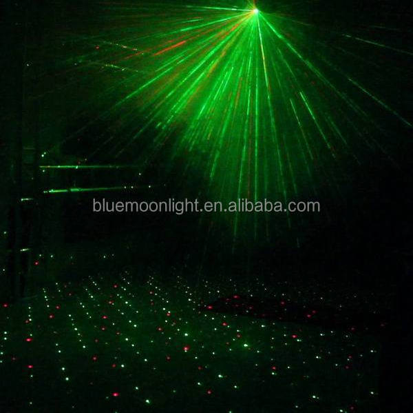 China factory price Dual-holes 8-Patterns Red & Blue cheap dj disco laser lights