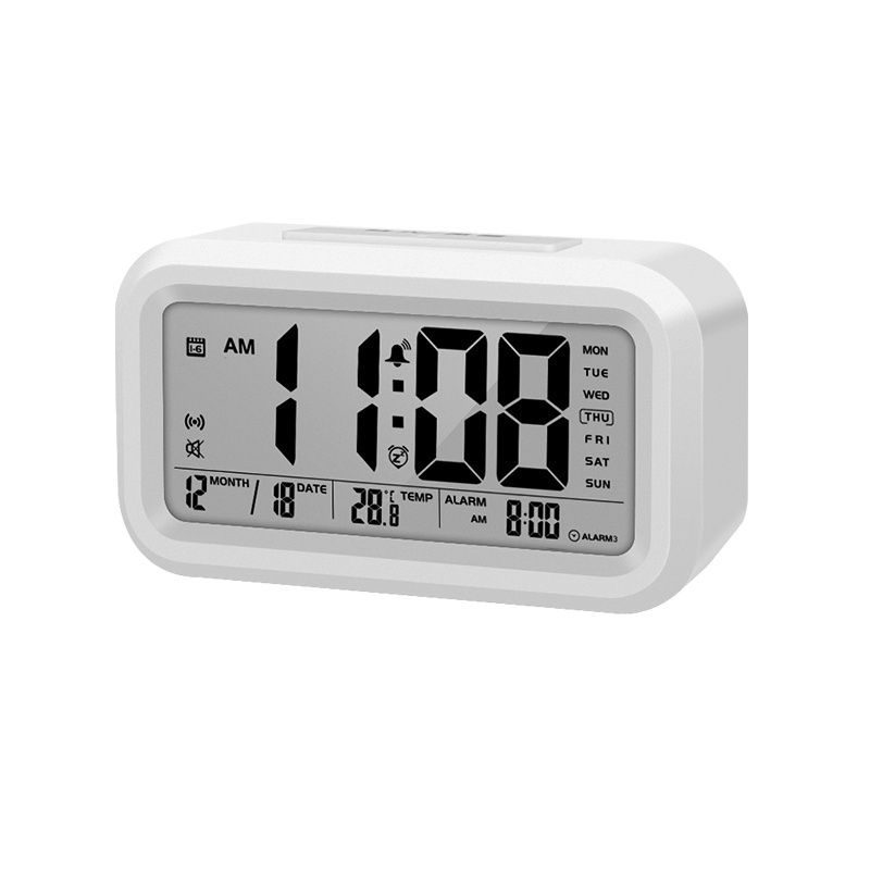 High Quality Mini Table LCD Electronic Digital  Alarm Clock with Backlight