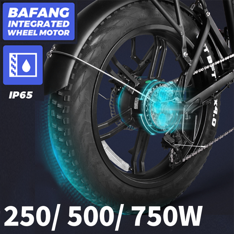 US EU warehouse In stock 48v BaFang 750w motor 20 inch electric bike fat tire ebike e fat bike