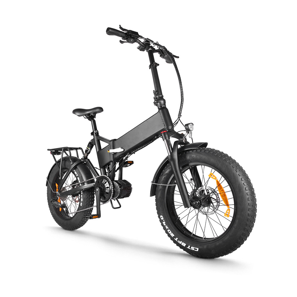 Accolmile enduro ebike 1000 watt 20 inch Bafang mid drive motor electric bike fat wheel bike fat bike