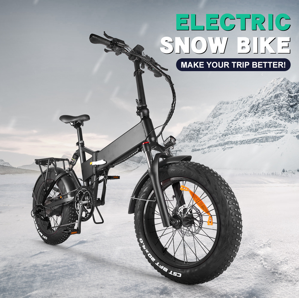 Accolmile Bafang 750W 48V mid motor electric bicycle 17.5Ah e bike Cruiser Mode Folding Fat Snow bicicleta eletrica