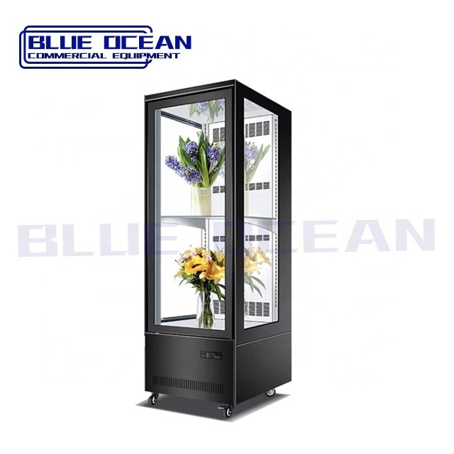 humidity refrigerator flower display cooler showcase stainless steel flower refrigeration