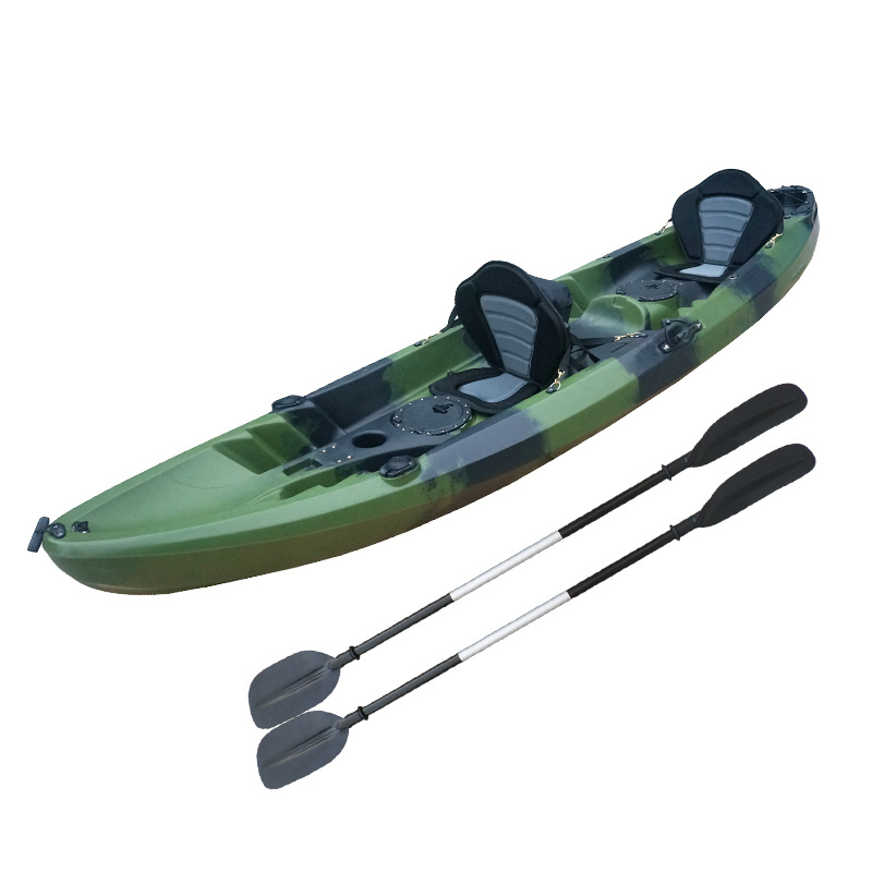 Double Person Cheap Sit On Top Fishing Kayak with electric trolling motor from BLUE OCEAN KAYAK