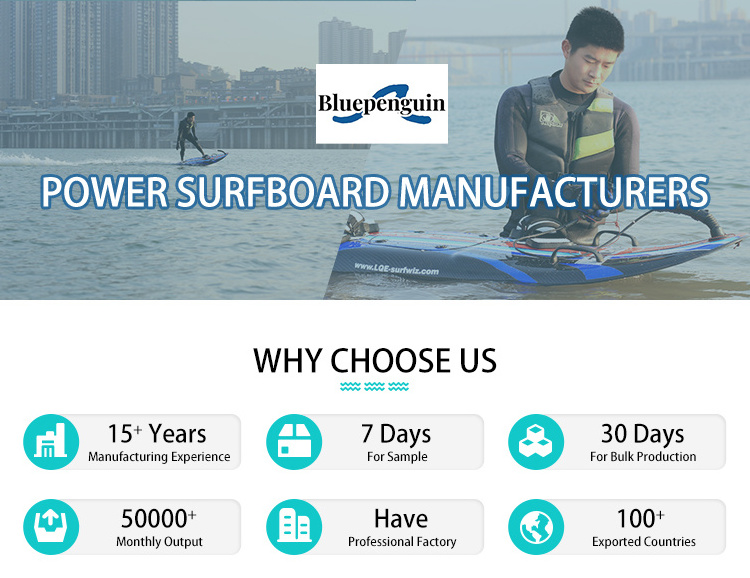 Factory OEM 110cc 56km/h jet surf electric surfboard carbon fiber jet surfboard gasoline motor jet board gas powered surfboard