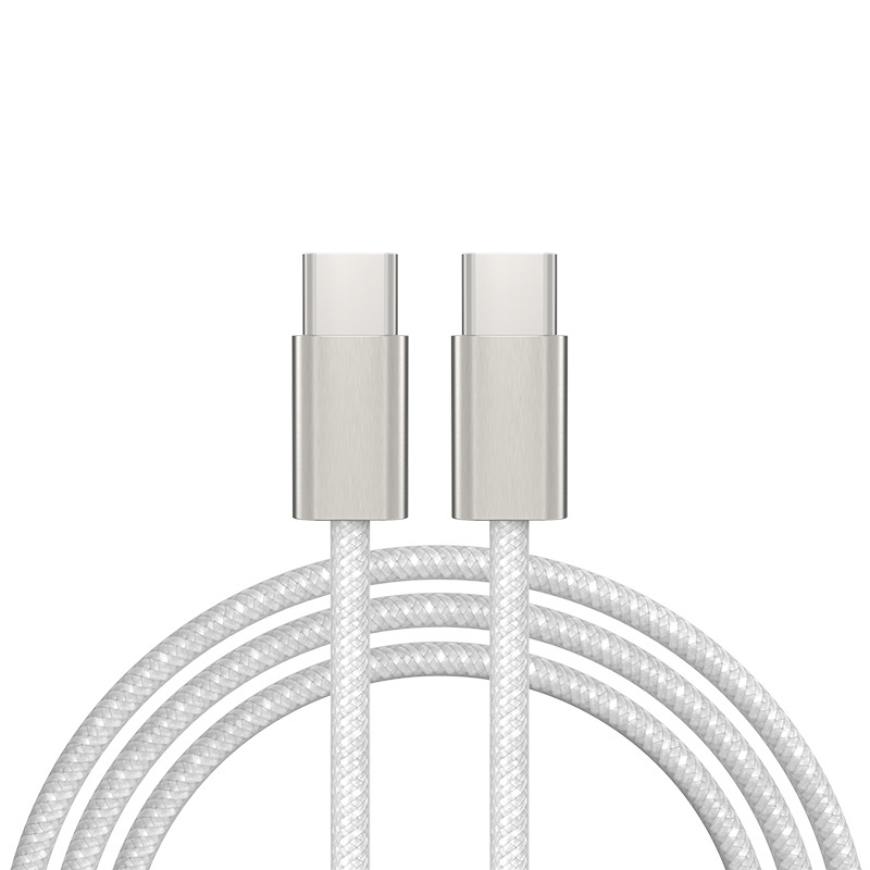 Nylon Braided Fast Charging Cable 3A 60W USB C  Fast Charging Data Sync Cable for Iphone