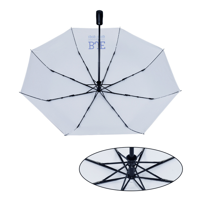 Hot Sale China Made Lightweight High Quality Regenschirm Umbrella Windproof 3 Fold Custom Logo Print Sunny rain umbrella