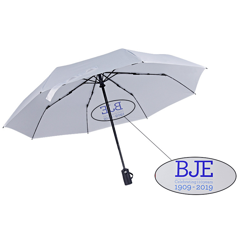 Hot Sale China Made Lightweight High Quality Regenschirm Umbrella Windproof 3 Fold Custom Logo Print Sunny rain umbrella