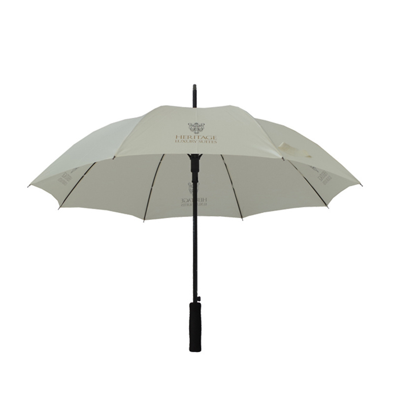 Custom branded windproof umbrella logo printing straight promotional umbrellas for the rain