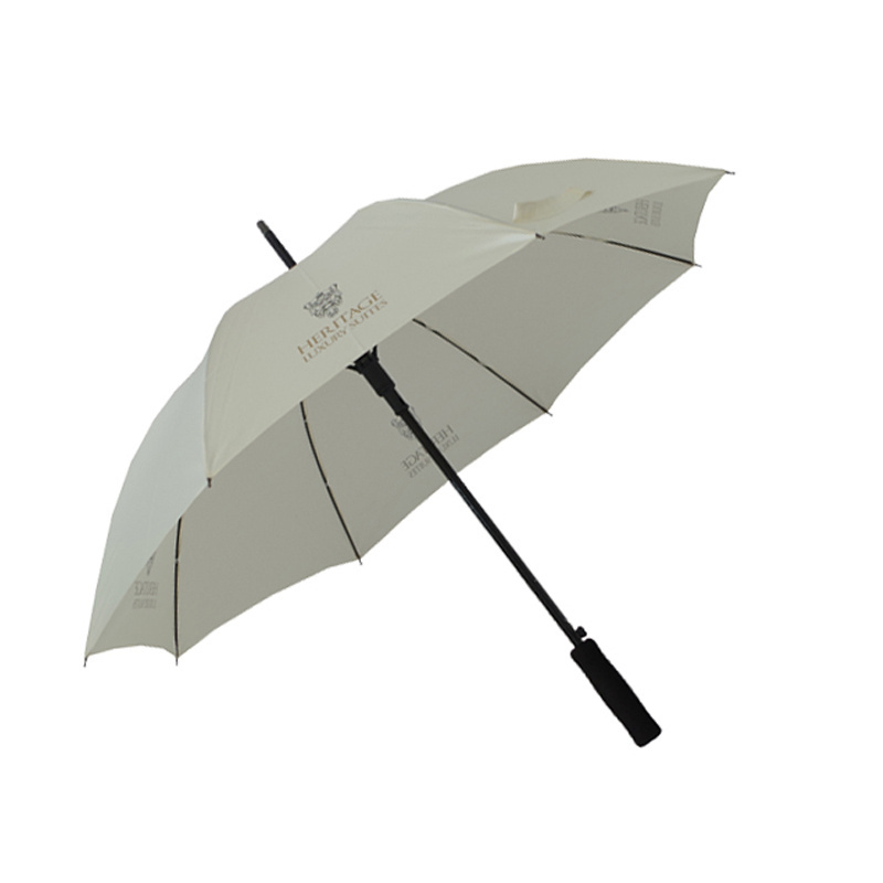 Custom branded windproof umbrella logo printing straight promotional umbrellas for the rain