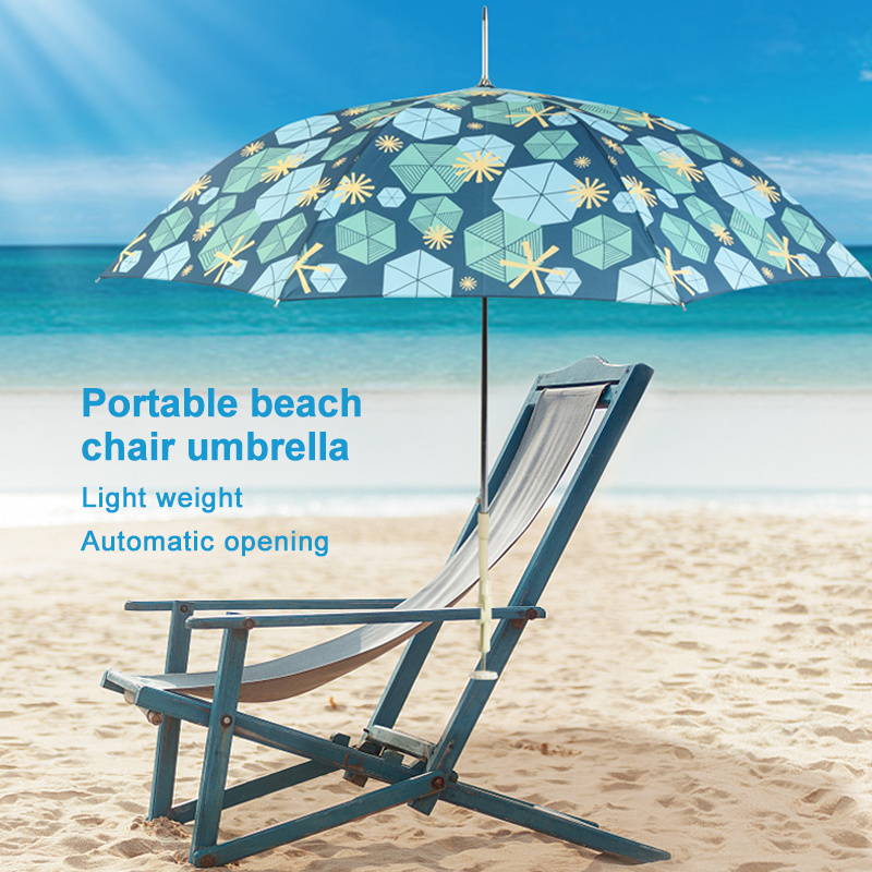 Portable Sand Anchor Sunshade light weight auto opening Beach chair Umbrella