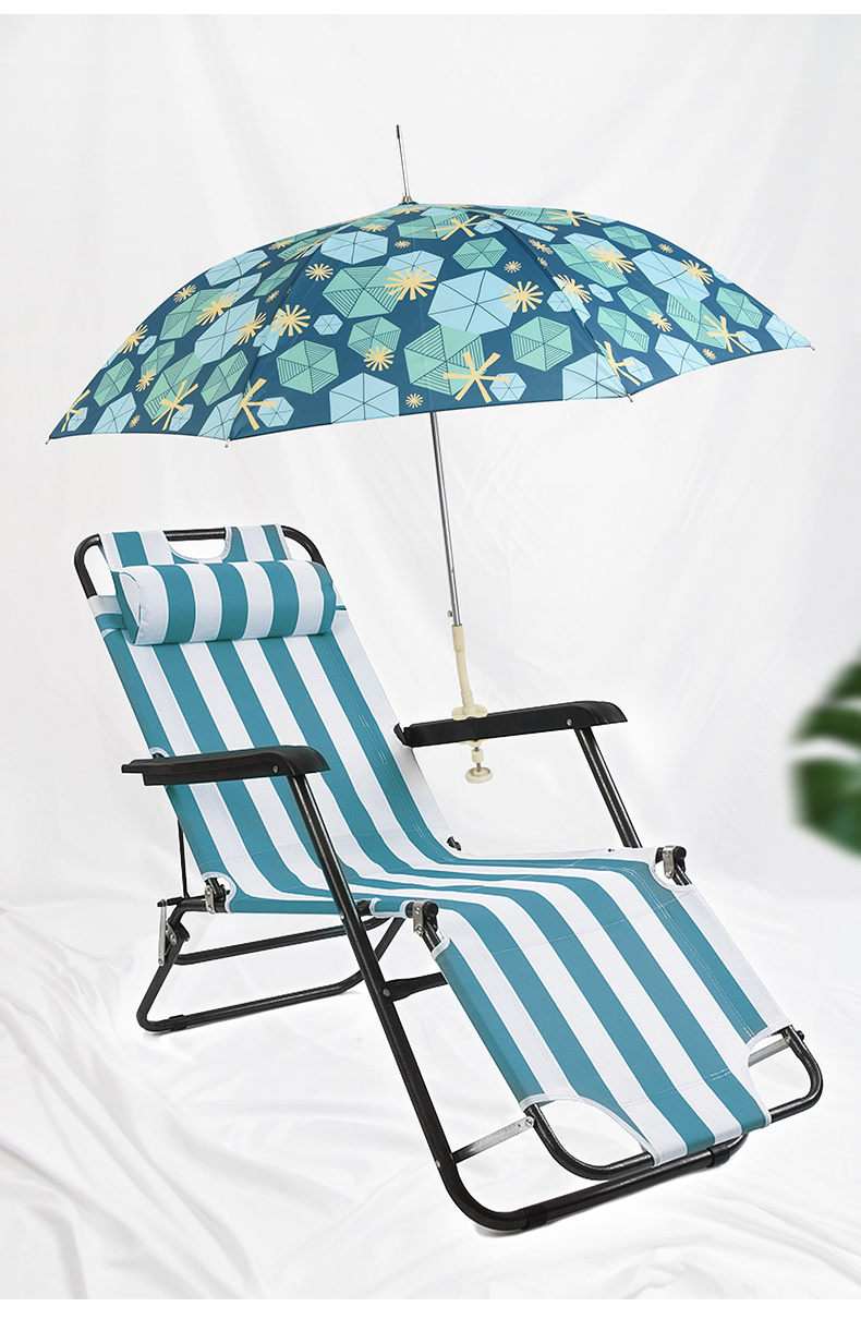 Portable Sand Anchor Sunshade light weight auto opening Beach chair Umbrella