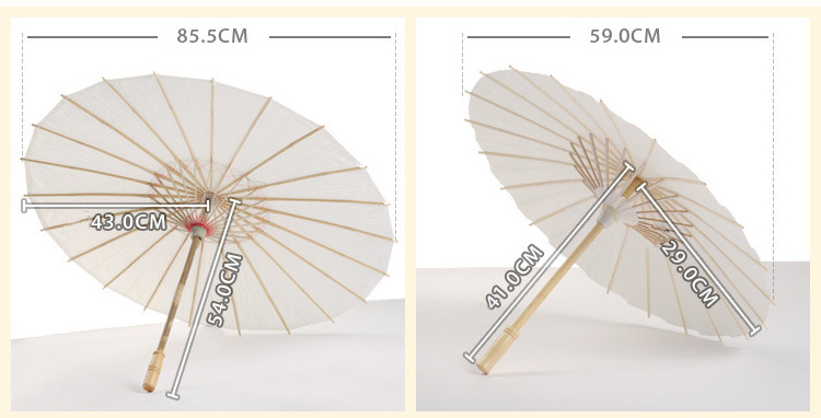 China factory wholesale custom printing decoration Japanese traditional oil paper umbrellas for wedding paraguas