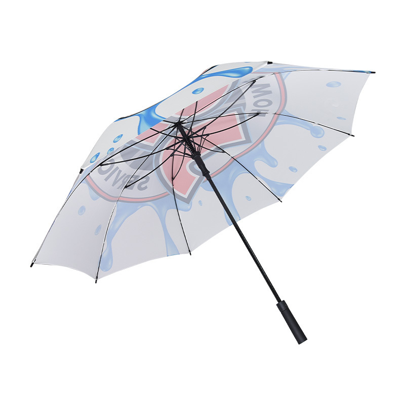 full photo promotion digital print golf umbrella with custom logo printing