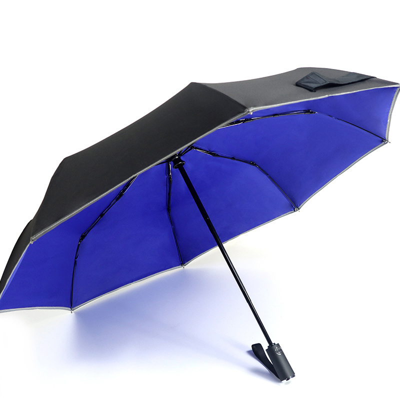 Automatic Open And Close Quickly Dry UV Protection Double Layer Folding Business Umbrella