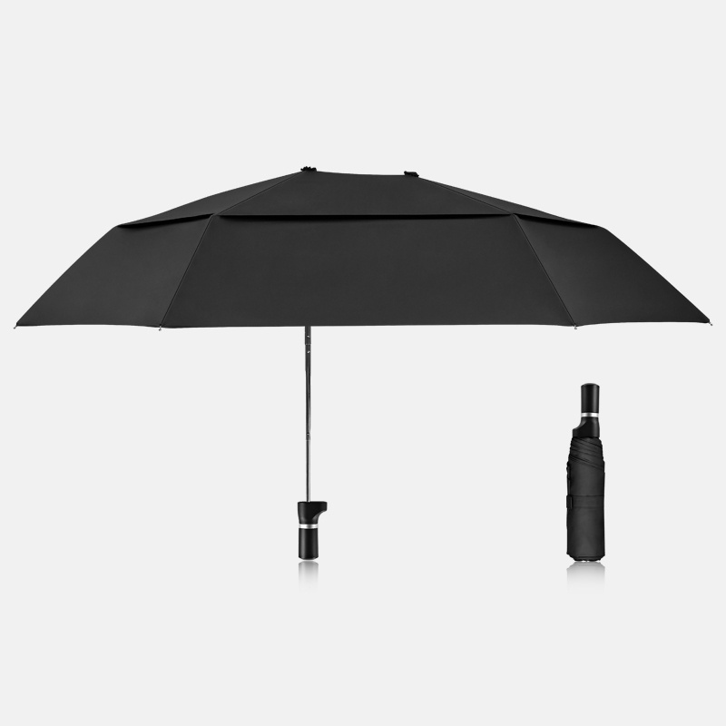 Larger open Umbrella Extension Protection 21 Inch Multi-Function Manual Open Offset Double Layer Canopy Air Vented Umbrella